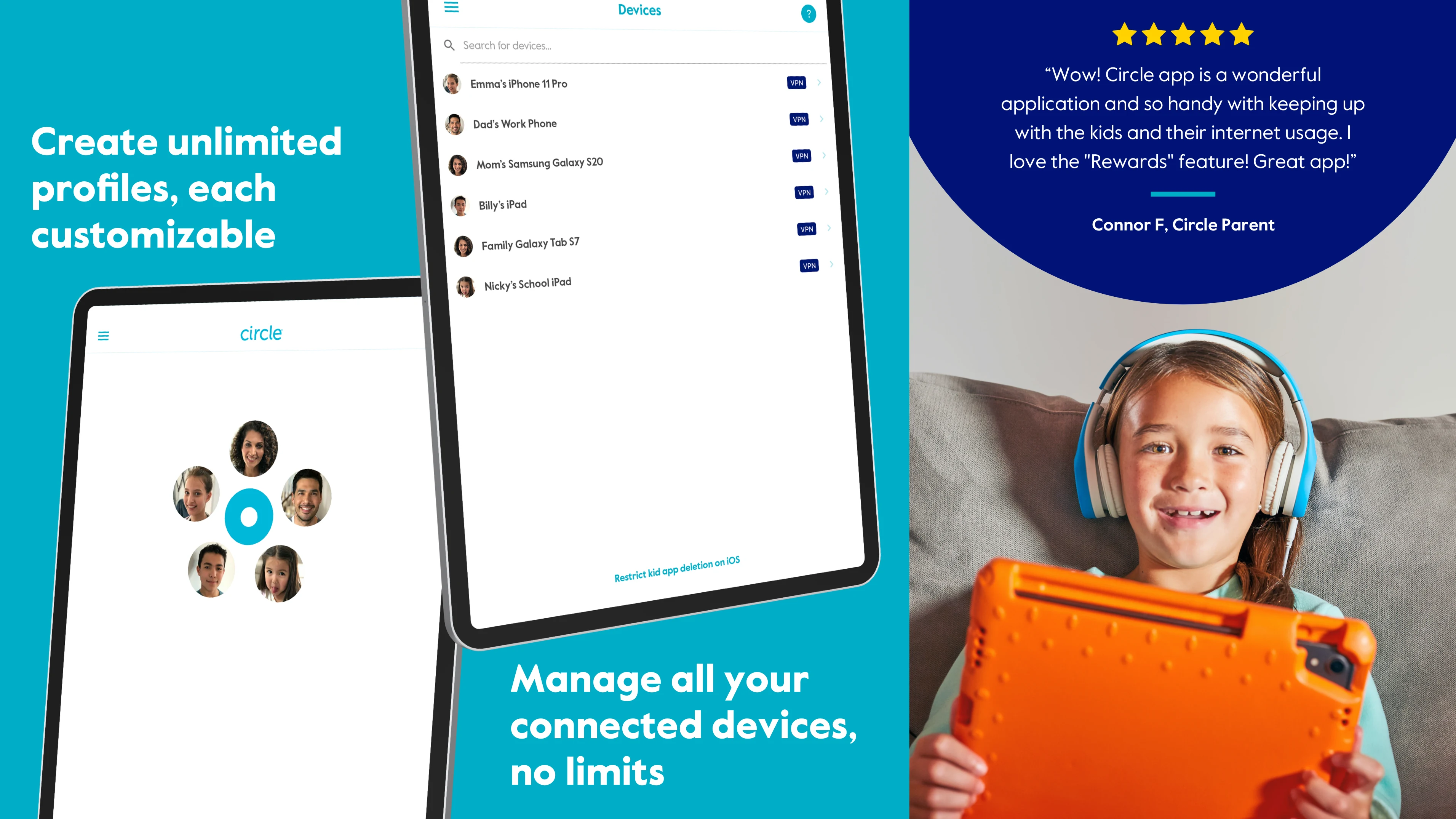 Circle Parental Controls App screenshot