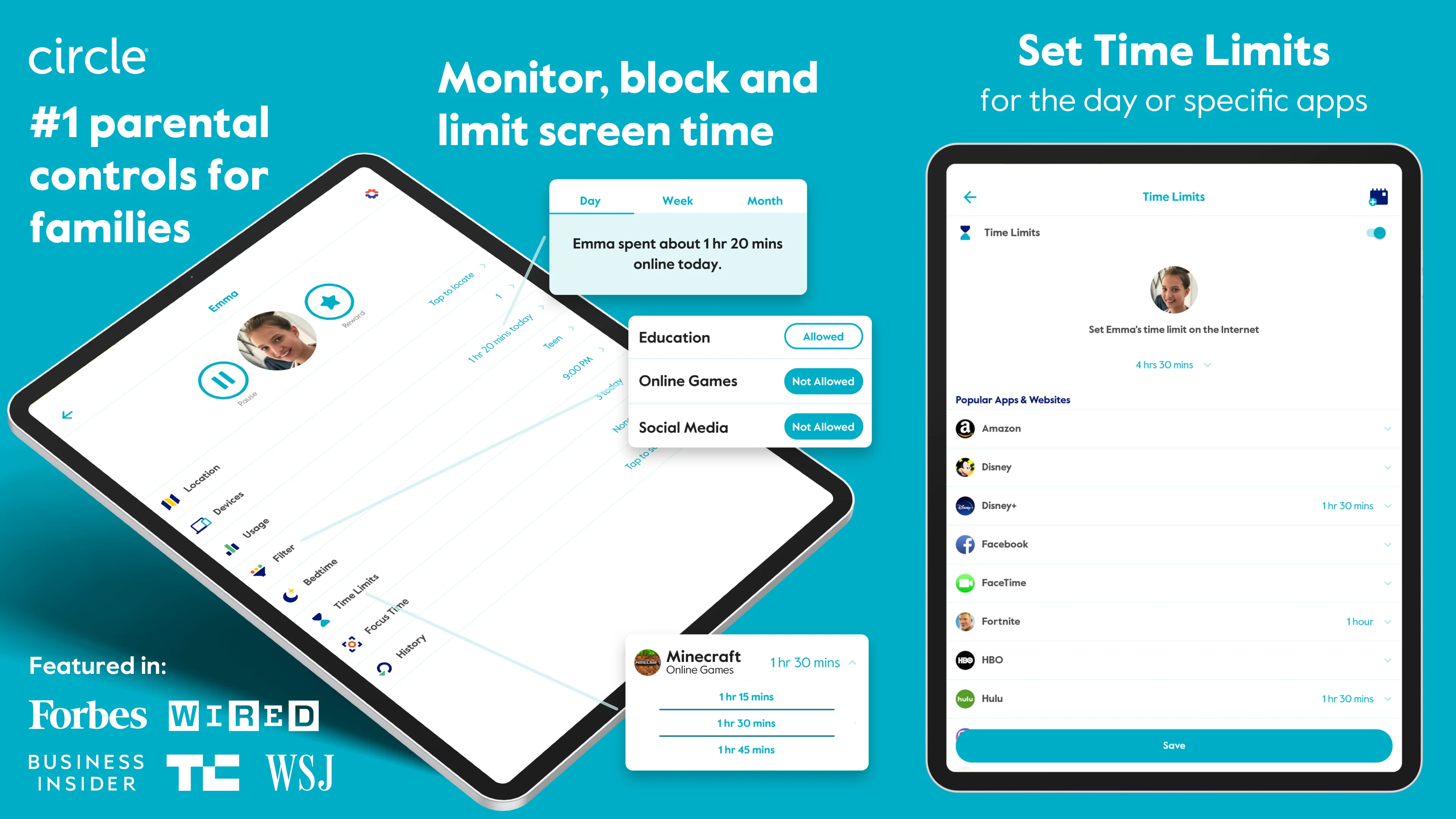 Circle Parental Controls App screenshot